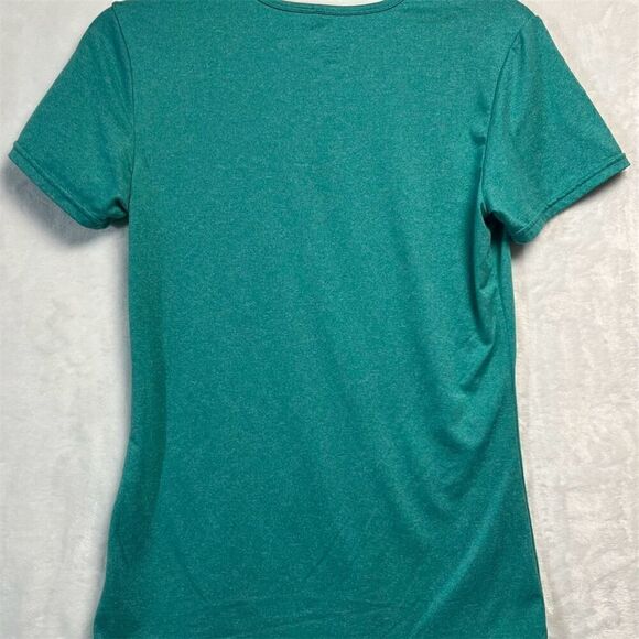 Weatherproof 32 Degrees Women's Scoop Neck Tee M Turquoise Short Sleeve Casual - Picture 2 of 5